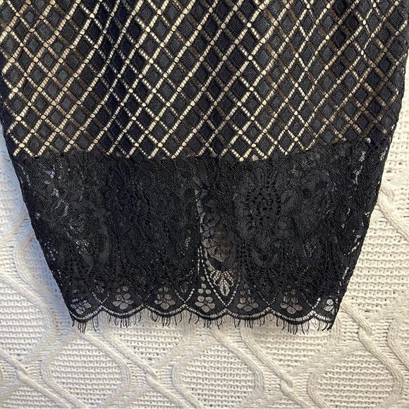 LULU'S | "Heartfelt Thoughts" Black Lace Sleeveless Bodycon Midi Dress - Picture 4 of 12